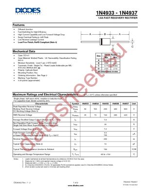 1N4937L-T datasheet  